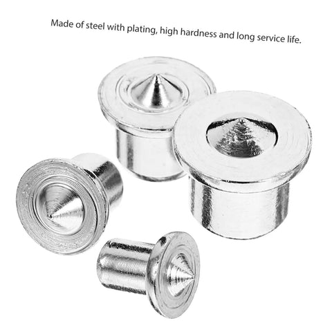 Pro Grade Stainless Steel Dowel Pin Set With Centering Pins For Precise Woodworking Alignment Cabinet And Bookshelf Positioning DIY