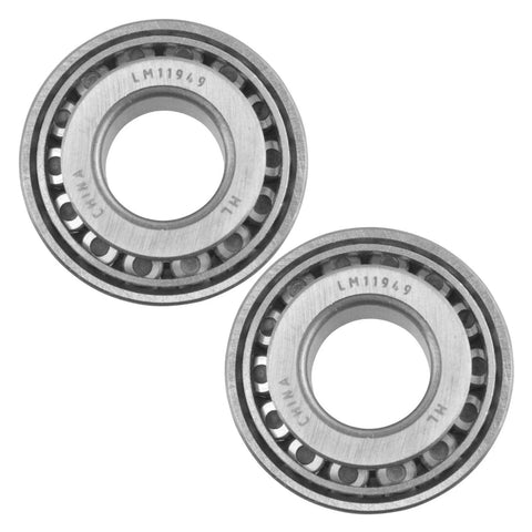 Front Outer Wheel Bearing Pair Set Of 2 For Alfa Romeo Chevy Ford Jeep, Drop In Replacement, OE Quality Aftermarket Bearings