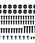 Beefed Up Motorcycle Bolt Kit And Screw Set For YZF R6 Fairing 2006 2007 Weather Resistant Stainless Steel Screws And Nuts Assortment black bolts and washers