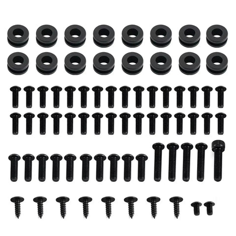 Beefed Up Motorcycle Bolt Kit And Screw Set For YZF R6 Fairing 2006 2007 Weather Resistant Stainless Steel Screws And Nuts Assortment black bolts and washers