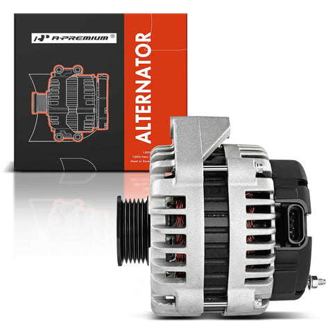 105 Amp 12V Alternator For Chevy Astro 1994 To 1995 V6 4.3L And GMC Safari 1994 To 1995 V6 4.3L Clockwise Rotation With Six Groove Pulley
