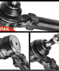 Front Outer Tie Rod End Fits Chrysler Neon 2000 2002, PT Cruiser 2001 2010, Dodge Neon 1995 2005 SX 2.0 2003 2005, Plymouth Neon 1995 2001 Left and Right Replacement close-up black steel steering part
