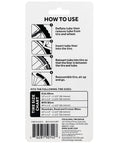 Instruction card detailing how to install Bike Tire Liners And Protectors Lightweight Puncture Proof Set For 12 To 26 Inch Tires.