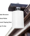 Eight Pack Sliding Gate Guide Roller Set With One And Five Eighths Inch Nylon Rollers Gate Support Assembly Installed