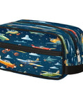 Cartoon Airplane Makeup Bag Travel Toiletry Case For Women And Men Dopp Kit Cosmetic Wash Pouch Lightweight Durable Organizer