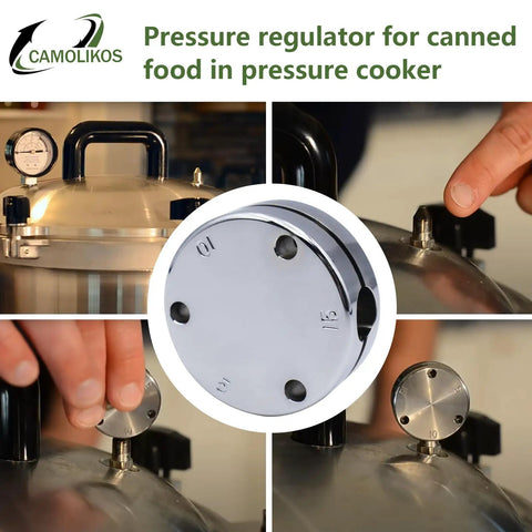 Pressure Cooker Regulator Weight That Fits All American Canners From 10.5Qt To 41.5Qt, No-Fuss Auto Pressure Control Valve detail