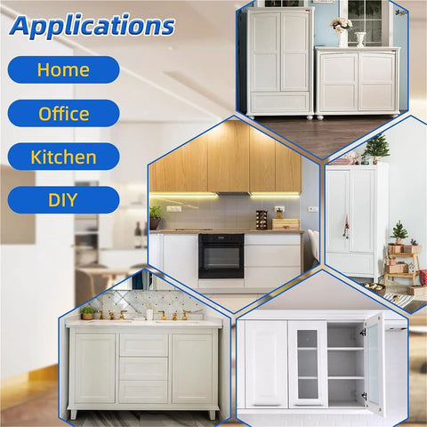 Magnetic Cabinet Latches Heavy Duty Touch Release For Doors And Drawers, No Handle Needed; versatile home and kitchen use