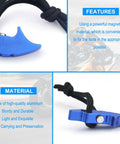 Jammer Lock Tool For ATVs And Motorcycles, Works With Most Transmissions And CVT Systems, built tough aluminum magnetic locking device, displayed with features and material details