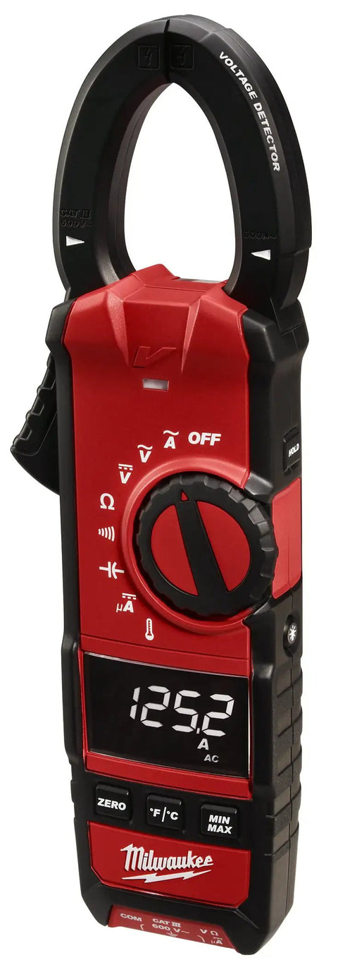 2236-20 Workhorse Pro Grade Clamp Meter For HVAC And Refrigeration With 600 Amp AC And DC Range Large 1.30 Inch Jaw Slim Jaw Profile