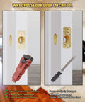 Comparison of Door Latch Mortise Kit For 1-3/8 And 1-3/4 Inch Doors, Precision Scoring And Chiseling Tool Set installation results