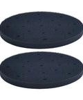 Durable Multi-Hole Sanding Buffer Pad 5.9 Inch Round Sponge Interface Disc With Cushion Backing For Wood Stone Panel Car Dry Sanding 2 Pack set of two pads with air holes