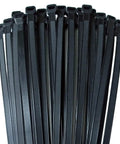 Bundle of 12 Inch Heavy Duty Zip Ties, 150 Pack Black Cable Ties With 120Lb Tensile Strength, All Weather UV Resistant