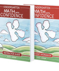 Math Confidence Bundle for Early Learners All in One Instructor Guide and Student Workbook Easy Step by Step Lessons Open and Go Scripted Activities for Parents Teaching Kindergartners at Home, two books