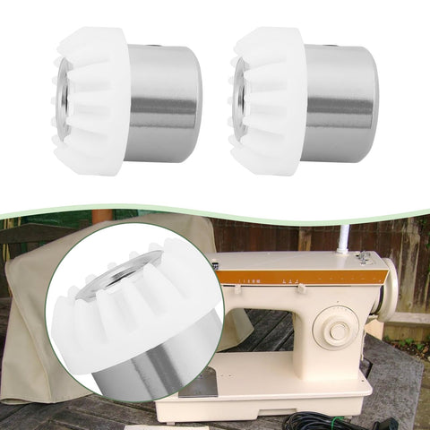 Two Piece Sewing Machine Vertical Top Shaft Bevel Gear Replacement Kit 155819 Direct Fit For Singer Models with sewing machine
