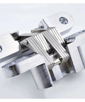 Top Shelf Heavy Duty Concealed Door Hinges With Flawless Invisibility And Buttery Smooth Operation Crafted From Premium Stainless Steel close-up view.