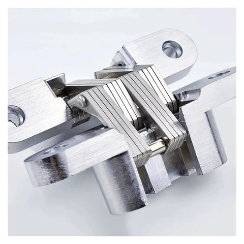 Top Shelf Heavy Duty Concealed Door Hinges With Flawless Invisibility And Buttery Smooth Operation Crafted From Premium Stainless Steel close-up view.