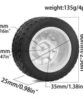 RC Car Repair Kit For 1/14 M Series Drift Cars With Flat Tire Upgrade Includes 60mm Hub Tires And Rally Tire Mods Plug And Play Install