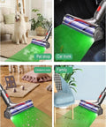 Universal USB Powered Vacuum Cleaner Display With Green Laser Indicators And Flexible Laser Components For Cleaning Machines Easy Plug In USB Setup And Stable Operation That Works With Most Vacs, vacuum head on carpet