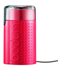 Snag This Sleek Electric Blade Coffee Grinder Featuring Durable Stainless Steel Blades Easy Push Button Control Crystal Clear Lid And Secure Cord Storage For Premium Daily Grinding In Bold Red, compact design.