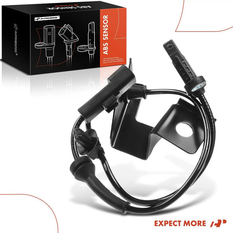 Front Left Abs Wheel Speed Sensor For Ford Fusion 2013-2019 And Lincoln Mkz 2013-2015, with wiring and bracket for installation.