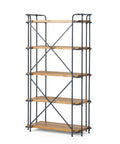 Five Tier Wall Corner Storage Shelf Perfect For Bedroom And Kitchen Space Saving Bookshelf And Display Unit Go-To Pantry Organizer