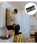 Installing Tough As Nails Concealed Rotating Door Hinges 12 Pack In Black For Cabinets And Home Use, easy install shown