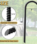 Image of Heavy Duty Trampoline Stakes 12 Inch U Shaped Ground Anchors showcasing size and details.