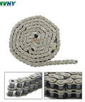 Heavy Duty 602 Double Strand Duplex Roller Chain 10 Ft Kit With Connecting Links For Industrial Machinery And Agricultural Gear Smooth Operation coiled steel chain