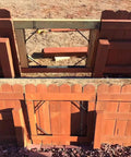 Heavy Duty Corner Brace Gate Bracket No Sag Kit for Shed Doors Driveway Gates Corral Gates and Wood Windows Two Sets