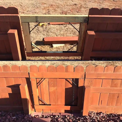 Heavy Duty Corner Brace Gate Bracket No Sag Kit for Shed Doors Driveway Gates Corral Gates and Wood Windows Two Sets