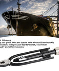 Image of Three In One Safety Wire Pliers For Aircraft Maintenance Heavy Duty Twist Tool 8.3 Inch Length in front of a docked ship.