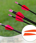 Turkey Feather Arrow Vanes 3 Inch Left Wing Shield Cut Fletching for Archery Arrows in vibrant colors, angled view