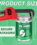 Heavy Duty PVC Pipe Glue That Bonds In Minutes Quick Dry Cement For Leak Proof Pressure Resistant Joints Waterproof Seal 125ml