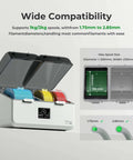Space Pi X4L 3D Printer Filament Dryer For 4 Spools showing wide compatibility with spool sizes