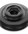 Engine Harmonic Balancer 594 225 For Honda Civic And Civic Del Sol close-up, black metal design suited for 1996 to 2000 models