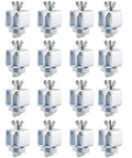 16 Pack Butt Welding Clamps For Edge To Edge Welds Auto Body Patch Repairs Sheet Metal Panel Clamp Set visible in rows