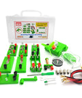 Electricity And Magnetism Lab Kit For Classroom Learning Hands On Circuit Building Set For Teachers And Junior High And Senior High School Students Upgraded Edition with green circuit boards, components, and storage case