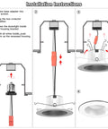 Installation instructions for Six Inch Smart Can Light Bundle With RGBW Multicolor And Tunable White 2700K To 6500K 4 Pack