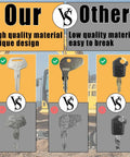 Comparison of high and low-quality keys in 58 Piece Heavy Equipment Keys Set For Excavators, Loaders, Backhoes, Skid Steers, Dozers And More