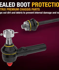 Front Outer Tie Rod End Kit For 2020 To 2025 Ford Explorer And Police Interceptor Utility Pre Greased Steel Beefed Up Durability Ready To Install Left And Right Ends Included 2 Piece Set sealed boot protection