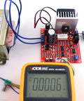 0-30V Adjustable DC Regulated Power Supply DIY Kit With Overload And Short Circuit Protection, wiring and multimeter display