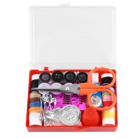 Travel Sewing Kit For Camping And Outdoors, Ultra Portable And Lightweight Emergency Repair Set With Essentials in compact case