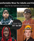 Super Bright Led Headlamp Two Pack With Awesome Lighting Modes Waterproof And Lightweight Battery Powered Headlight on diverse individuals outdoors