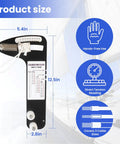 Hands Free Sailboat Rigging Tension Gauge For Standing Rigging And Forestays Reads 2000 Lbs While You Pull Works With Three Sixteenths Seven Thirty Seconds And One Quarter Inch Cable Diameters Portable Force Gauge For Solo Tuning. Black sailboat rigging tension gauge, 5.4in by 12.5in, with calibration plate