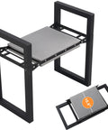 Heavy Duty Garden Kneeler And Seat 500 Lb Capacity 2 In 1 Bench For Kneeling And Sitting Anti-Tip With 10.5 Inch Wide Kneeling Pad