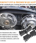 9 Piece Engine Camshaft Alignment Locking Timing Tool Kit With Water Pump Wrench for GM 16V 1.4 1.6 1.8 engines shown.