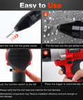 Using Cordless Rivet Gun For Milwaukee 18V Battery Tool Only With Brushless Performance Pop Rivet Tool for riveting metal