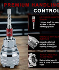 Heavy Duty Adjustable Universal Socket Wrench With Killer Non Slip Grip Fits 3/8 To 3/4 Drive Ratchet Tool with knurled surface.