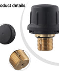 Brass Safety Valve Replacement For Karcher SC1 SC2 CTK10 SC2D Steam Cleaners, durable plastic top and brass threaded base