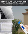 Remote control for Badass Outdoor Solar Led Flood Lights With Easy Remote Control Ip67 Waterproof Heavy Duty Security Lighting.